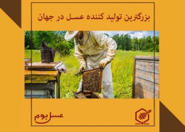 بزرگترین تولید کننده عسل در جهان کدام اند